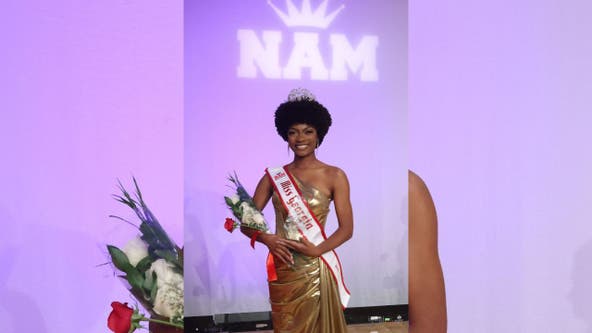 Newly crowned National American Miss Georgia Queen rocks fro before Crown Day 2024