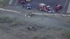 Single-car crash leaves 3 people in critical condition