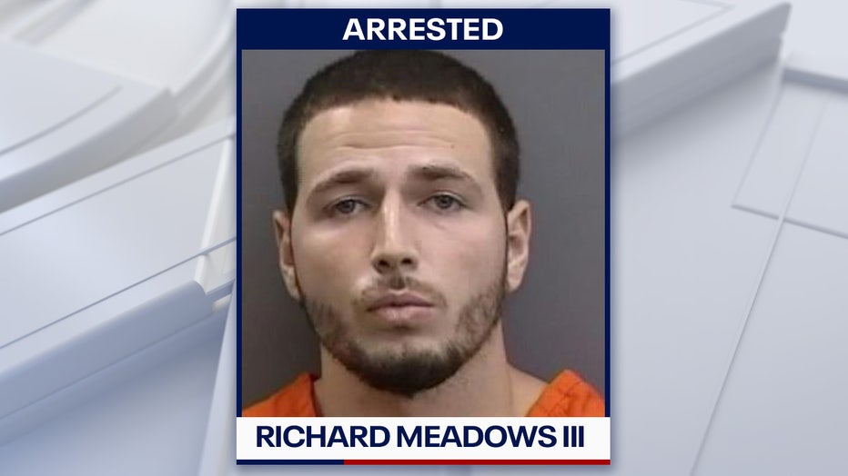 Richard Meadows III mugshot courtesy of Hillsborough County Sheriff's Office.