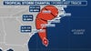 Tropical Storm Chantal gathers more strength off South Carolina coast, impacts to be seen across Southeast
