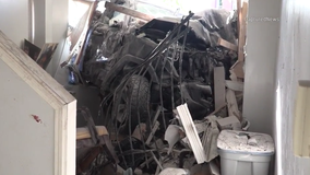 Chicago crash: 4 hurt after truck slams into South Side building, police say