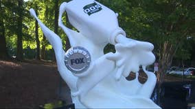 Indy 500 'The Big Spill' installation takes over FOX 5 Atlanta studios