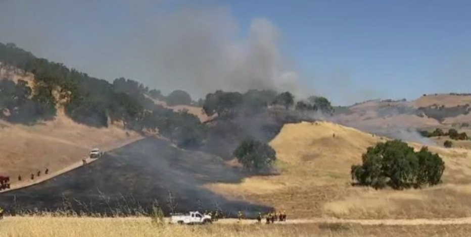 Cal Fire crews light prescribed burn in San Jose